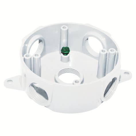 3.5 round junction box|electrical outlet for round box.